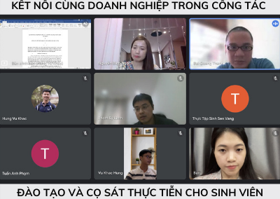 KẾT NỐI CÙNG DOANH NGHIỆP TRONG CÔNG TÁC ĐÀO TẠO VÀ CỌ SÁT THỰC TIỄN